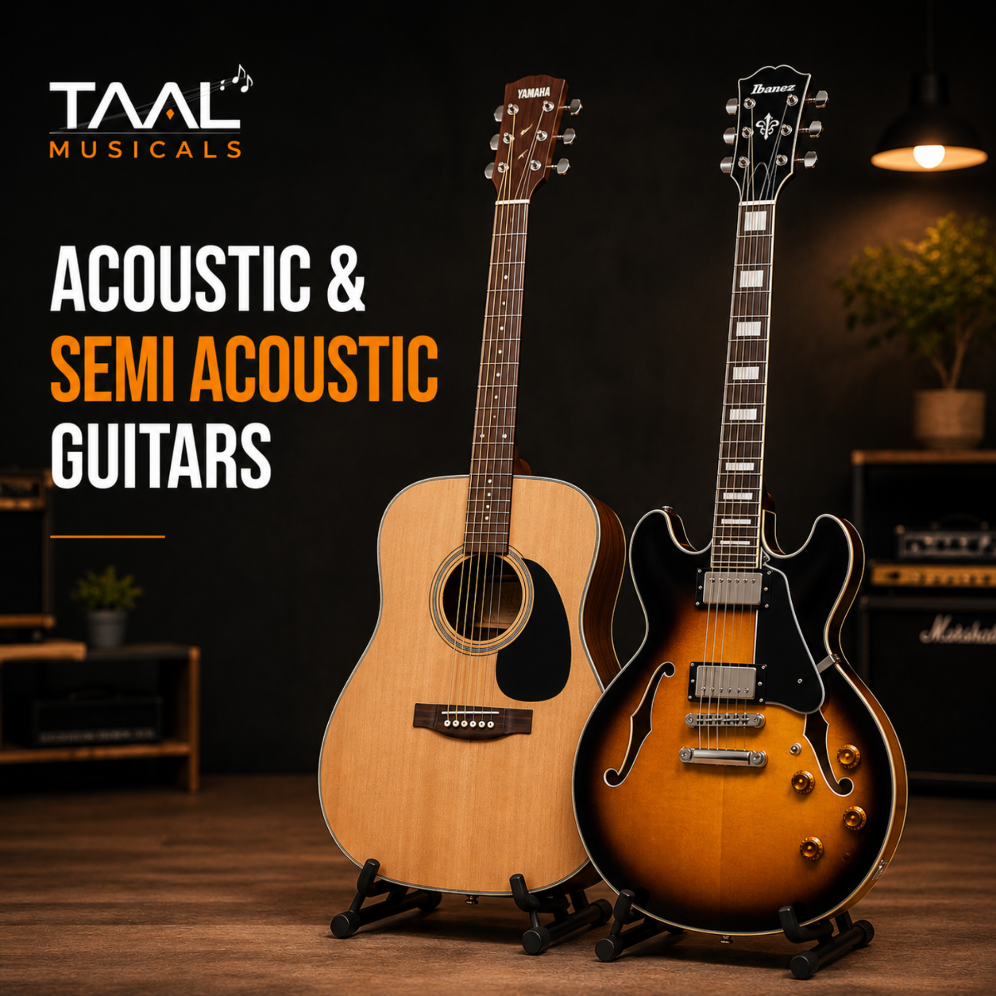 Acoustic & Semi Acoustic Guitars