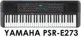 Yamaha PSR-E273 61-Key Portable Keyboard with Power Adapter -Taal Musicals