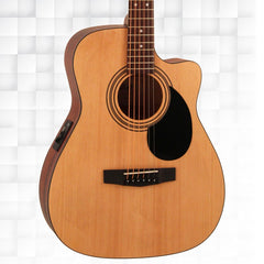 Cort AF500CE Acoustic Electric Guitar Cutaway | Fishman Pickup | Taal Musicals
