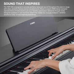 Yamaha YDP105 Digital Piano with Bench - Taal Musicals
