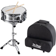 On-Stage Student Snare Drum Kit with Stand, Sticks and Bag - Taal Musicals