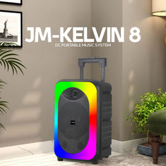 JM-KELVIN 8 Portable Speaker with RGB LED Lights and USB Support