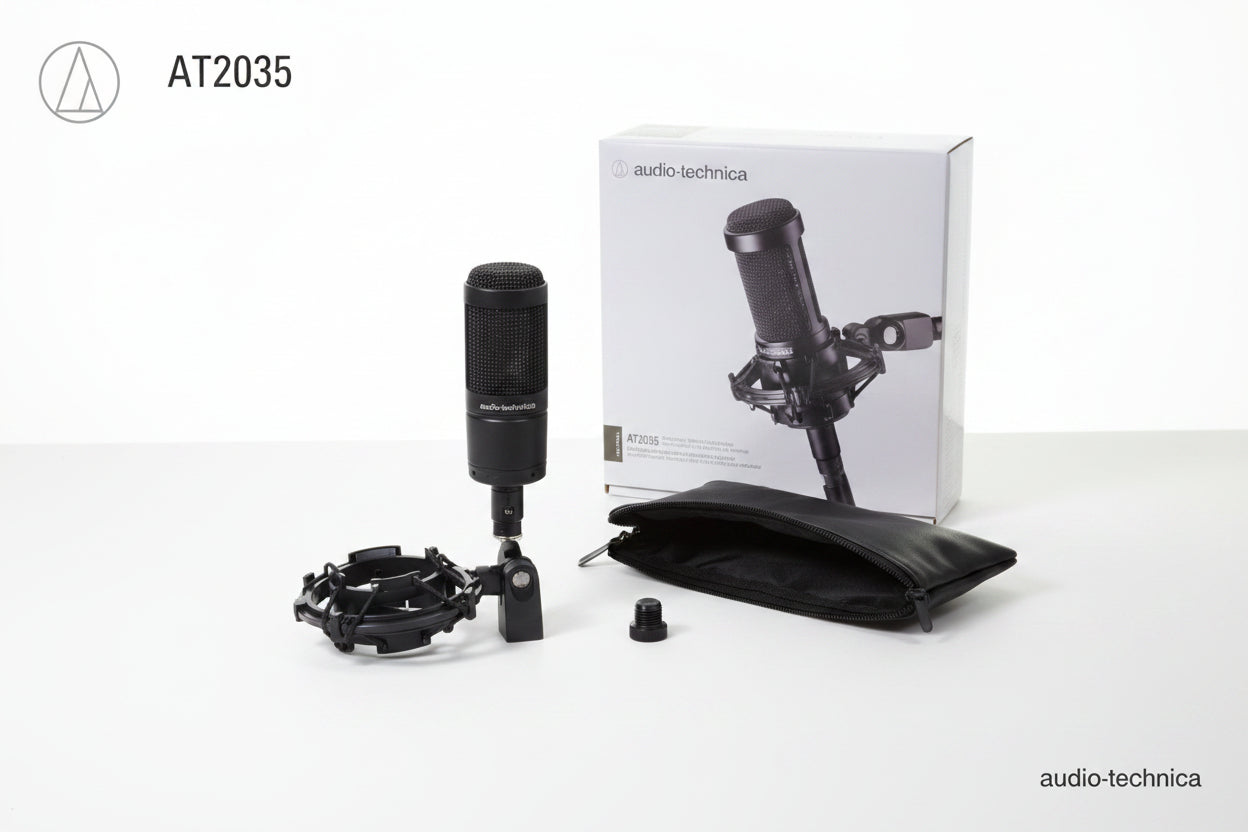 Audio-Technica AT2035/T Condenser Microphone – Studio & Podcast