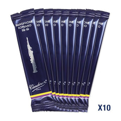 Vandoren SR2035 Traditional Soprano Saxophone Reeds – Strength 3.5 | Pack of 10