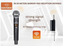 HAYDEN HY-58 UHF Wireless Microphone-Taal Musicals