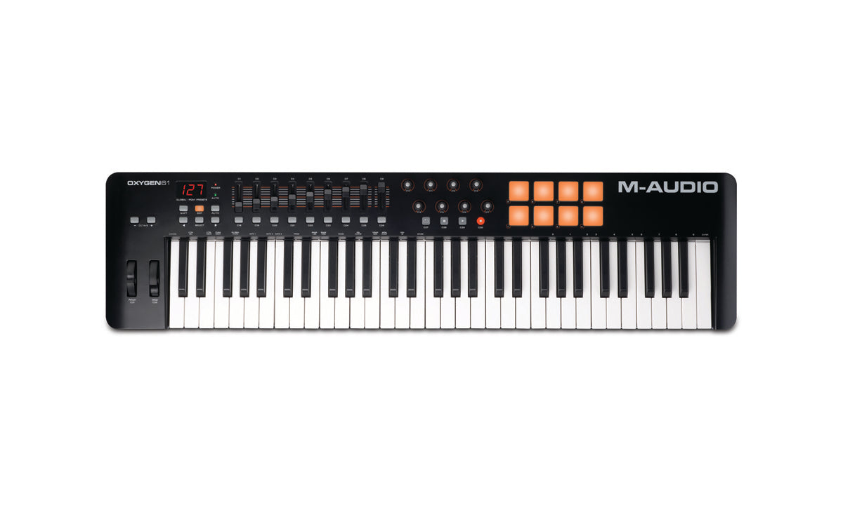 M-Audio Oxygen 61 V – 61 Key USB MIDI Keyboard Controller - Taal Musicals