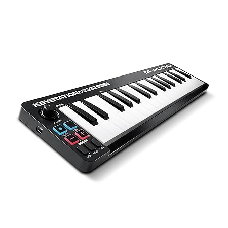 M-Audio Keystation Mini 32 M3 Ultra-Portable USB MIDI Keyboard Controller - Taal Musicals
