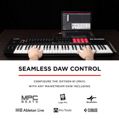 M-Audio Oxygen MKV – 61 Key USB MIDI Keyboard Controller - Taal Musicals