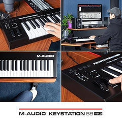 M-Audio Keystation 88 MK3 – 88 Key Semi Weighted MIDI Keyboard - Taal Musicals
