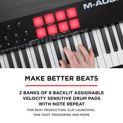 M-Audio Oxygen MKV – 61 Key USB MIDI Keyboard Controller - Taal Musicals