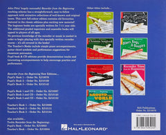 Recorder from the Beginning: Book 1 - Taal Musicals