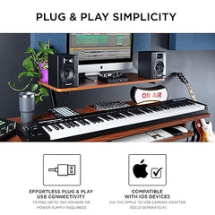 M-Audio Keystation 88 MK3 – 88 Key Semi Weighted MIDI Keyboard - Taal Musicals