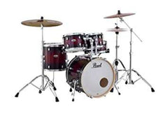 Pearl Drum Set DMP 5 Pcs -Gloss Deep Red Burst with Hardware pack HWP -930