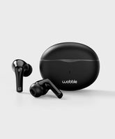 Wobble Beans E08 Tws Enc Earbuds Black - Taal Musicals