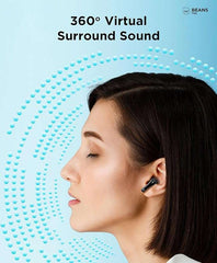 Wobble Beans E08 Tws Enc Earbuds Black - Taal Musicals