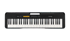 Casio CT-S100 Casiotone 61-Key Portable Keyboard (Black) – Lightweight Beginner Keyboard