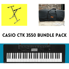 CASIO CTK 3500 STANDARD KEYBOARD Bundle Pack - Taal Musicals