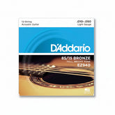 D'Addario EZ940 12-String Acoustic Guitar Strings – Light Gauge
