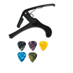 GUITAR CAPO AND PICKS