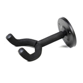 Black wall-mounted guitar hanger