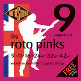 GUITAR STRINGS ROTO PINK R9