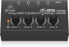 Behringer Ha400 4-Channel Headphone - Taal Musicals