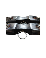 Khartal Wooden Manjira - Musical Instrument for Bhajan and Kirtans Thalam Dance Black - Taal Musicals