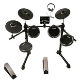 Kadence 7 Piece Electronic Black Drum Set- Taal Musicals