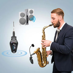 Saxophone Wireless Microphone – Techno TC TSM-181 | Clip-on Stage Mic