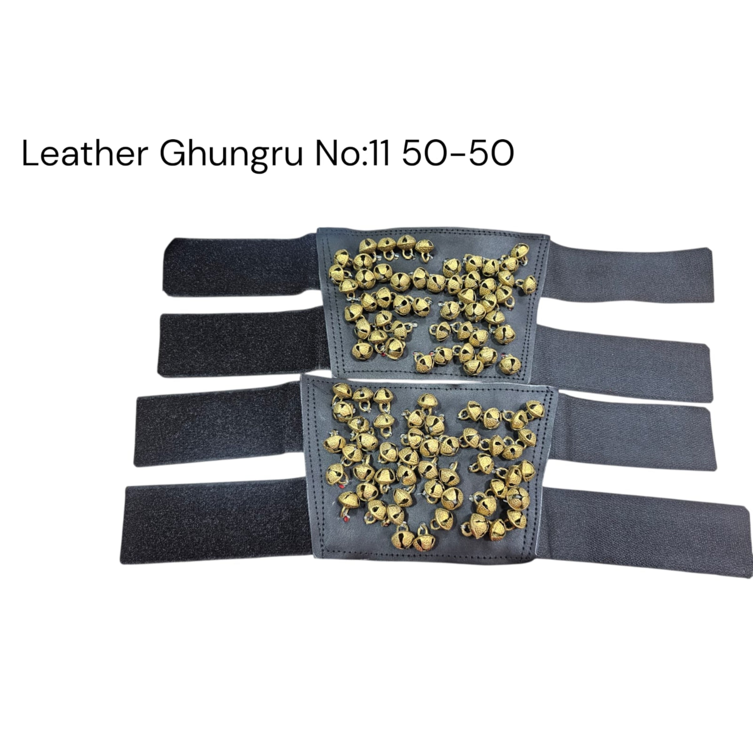 LEATHER GHUNGRU WITH BELLS