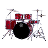 Mapex Comet 5 Piece Hybrid Drum Set with Hardware Throne & Cymbals Included - Infra Red-Taal Musicals