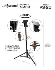 M Studio Octopad Stand Sp 20 -Taal Musicals