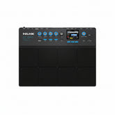 Black Nux digital drum pad on a white background with five-star rating and 17 reviews.