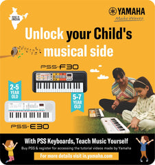 YAMAHA PORTABLE KEYBOARD – PSS-F30