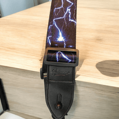 Havana Polyester Guitar Strap (Blue) - Taal Musicals