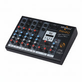 MINI 6U audio mixing console with various knobs and buttons
