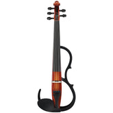 Yamaha SV255 5-String Silent Violin – Electric Violin with Adaptor | Natural Finish.