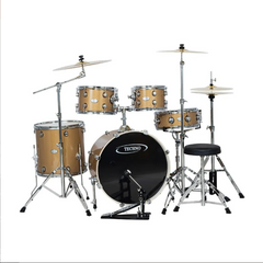 Techno Acoustic Drum TAD-007, Color Gold-Taal Musicals