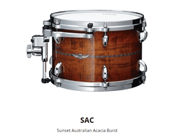 TAMA 6Pc Drum Shell Kit Sunset Australian Acacia Burst TB42RZSS, TBF1414S+TBS1455S - Taal Musicals