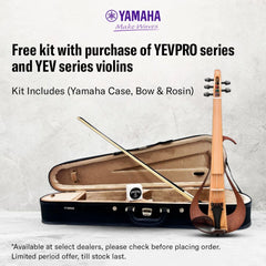 Yamaha YEV105 (Natural) Electric Violin - Taal Musicals