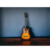 Acoustic Guitar Dolphin Sunburst Bundle Pack – Taal Musicals