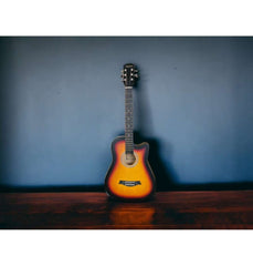 Acoustic Guitar Dolphin Sunburst Bundle Pack – Taal Musicals