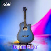 Acoustic Guitar Dolphin Blue Bundle Pack– Taal Musicals