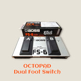 Boss Dual Foot Switch FS-6 -Taal Musicals