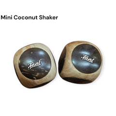Mini Coconut Shaker – Natural Hand Percussion | Crisp Rhythm Sound for Music & Learning-Taal Musicals