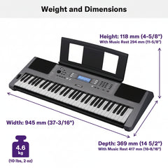 YAMAHA PSR I-300 KEBOARD.-4