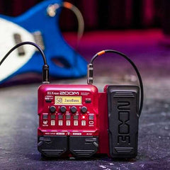 Zoom B1X Four Bass Multi-Effects Pedal (Red) - Taal Musicals