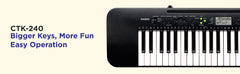 Casio CTK-240 Musical Keyboard - Taal Musicals