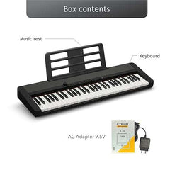 Casio CT-S1 61-key Portable Keyboard Black - Taal Musicals