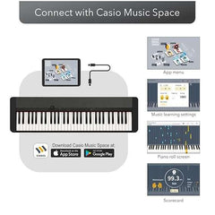 Casio CT-S1 61-key Portable Keyboard Black - Taal Musicals